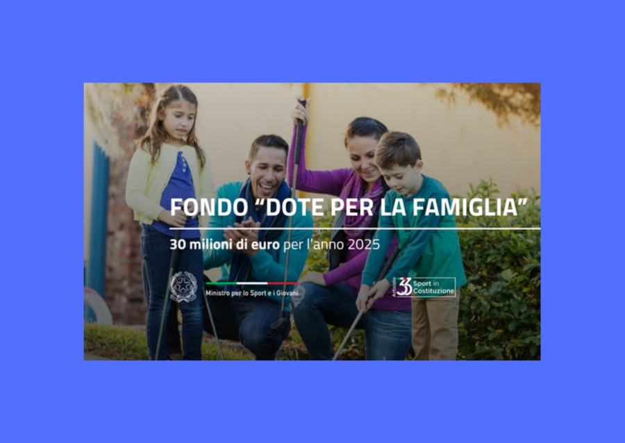 Bando “Fondo Dote in Famiglia 2025”